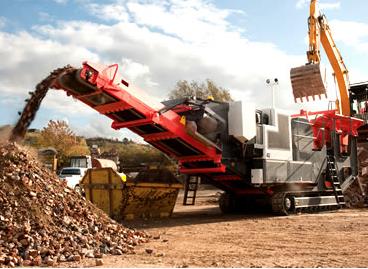 固廢處理移動破碎站